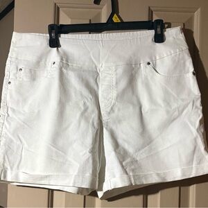 Time and Tru Women's White Jean Shorts